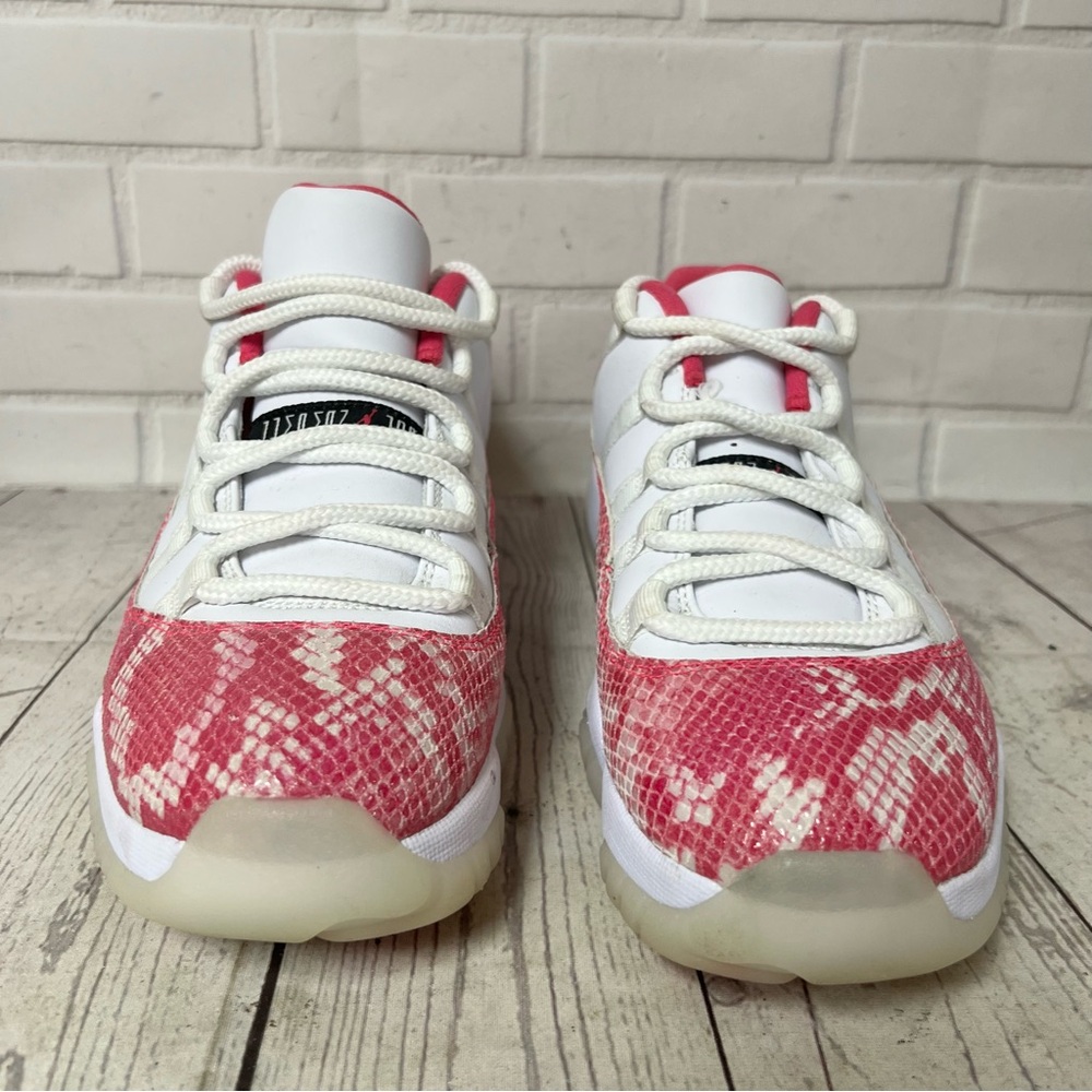 Nike Air Jordan 11 Low Retro XI Pink  Snakeskin AH7860-106 Womens Size 8 - Picture 9 of 14